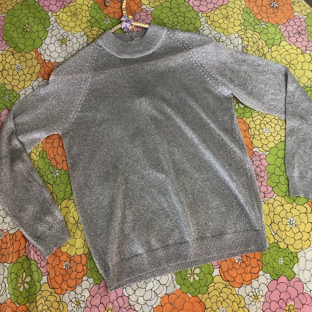 Vintage Silver Lurex Sweater